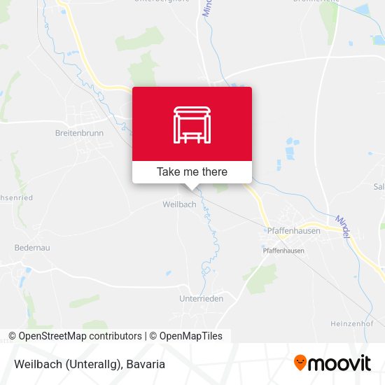 Карта Weilbach (Unterallg)