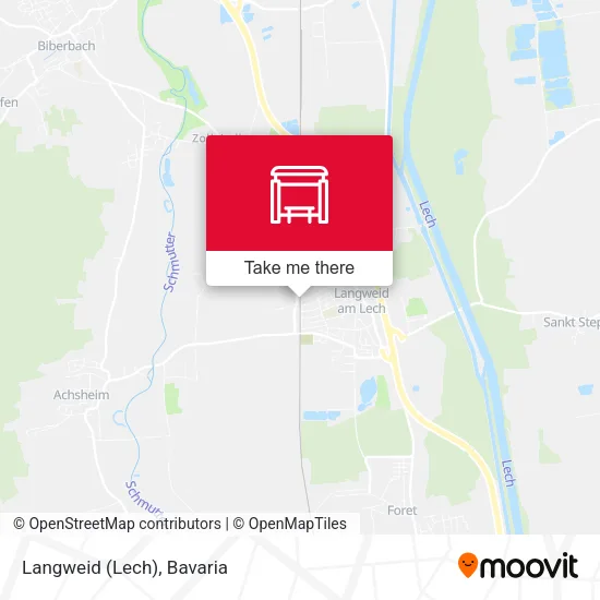 Карта Langweid (Lech)