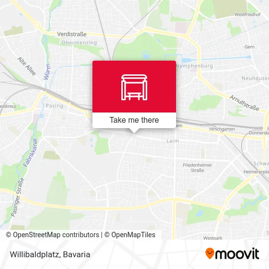 Карта Willibaldplatz