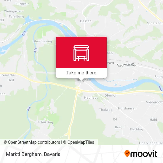 Карта Marktl Bergham