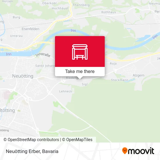 Карта Neuötting Erber