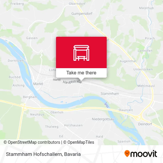 Карта Stammham Hofschallern
