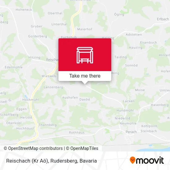 Карта Reischach (Kr Aö), Rudersberg