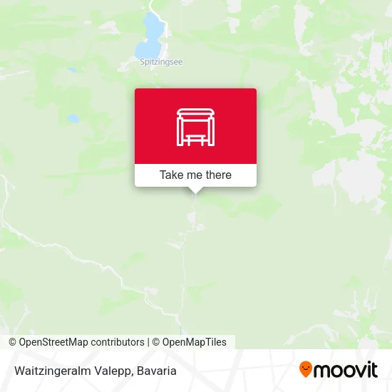 Карта Waitzingeralm Valepp