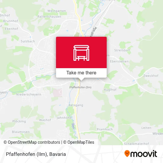Карта Pfaffenhofen (Ilm)