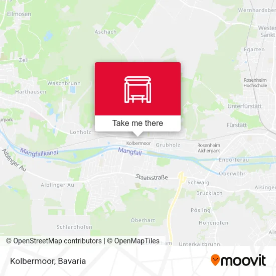 Карта Kolbermoor