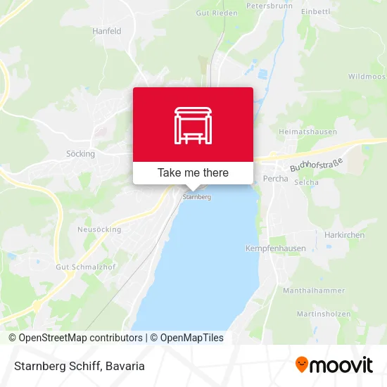 Карта Starnberg Schiff