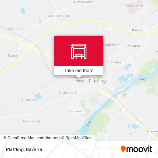 Карта Plattling