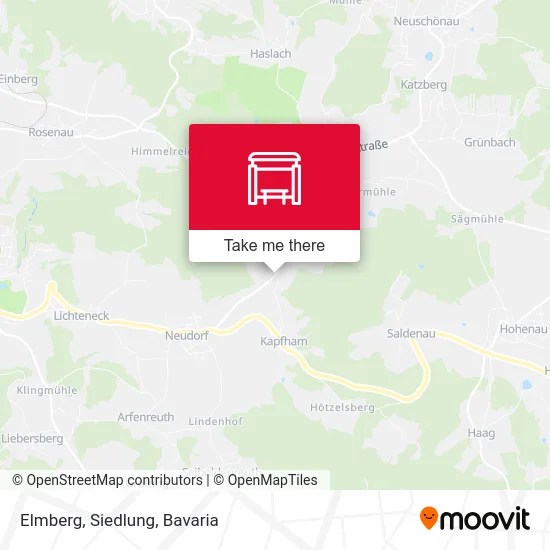 Карта Elmberg, Siedlung