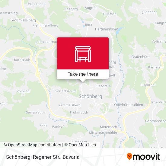 Schönberg, Regener Str. map