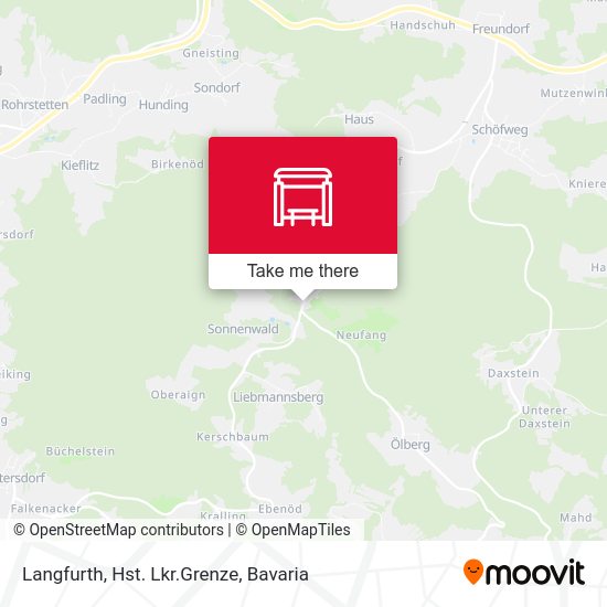 Langfurth, Hst. Lkr.Grenze map