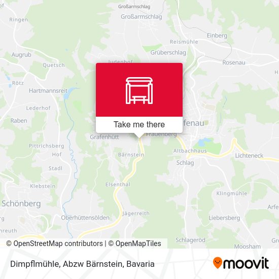 Dimpflmühle, Abzw Bärnstein map