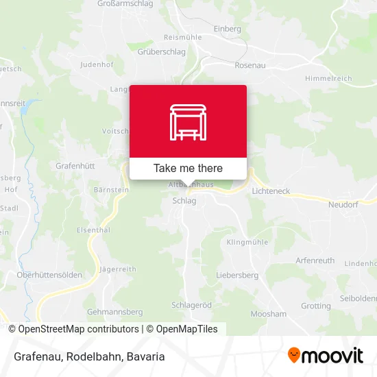 Карта Grafenau, Rodelbahn