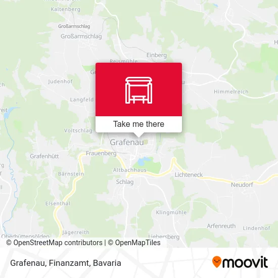 Карта Grafenau, Finanzamt
