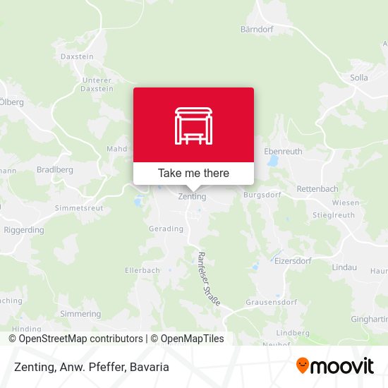 Карта Zenting, Anw. Pfeffer