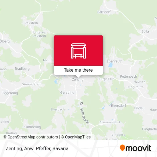 Карта Zenting, Anw. Pfeffer