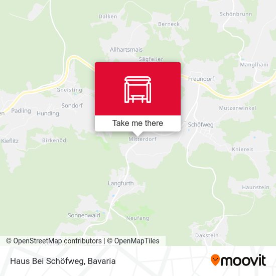 Haus Bei Schöfweg map