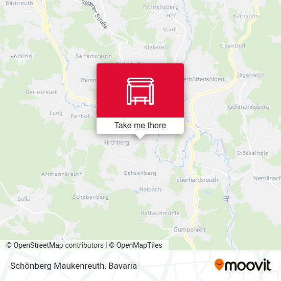 Schönberg Maukenreuth map