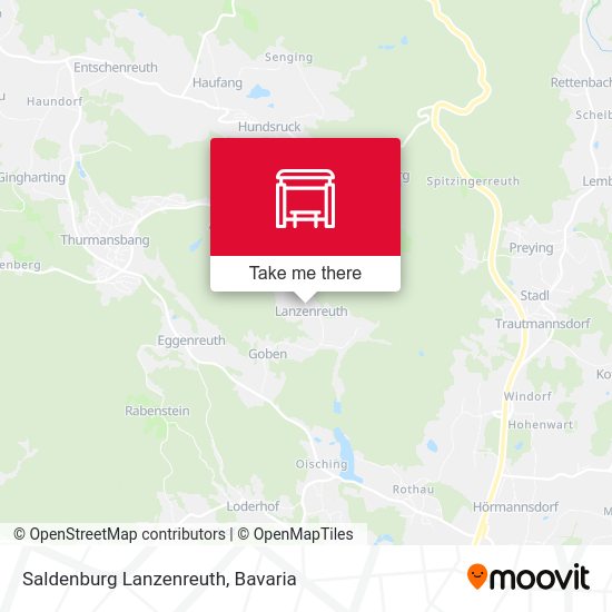 Saldenburg Lanzenreuth map