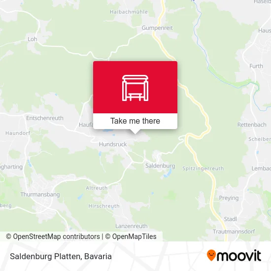 Карта Saldenburg Platten