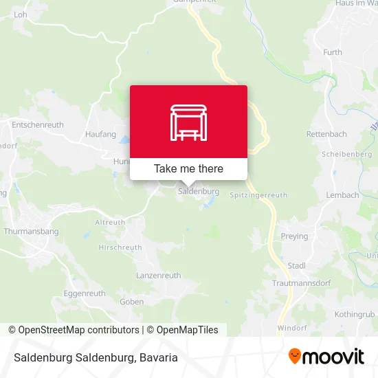 Карта Saldenburg Saldenburg