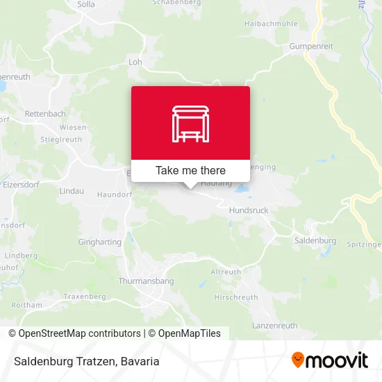 Карта Saldenburg Tratzen