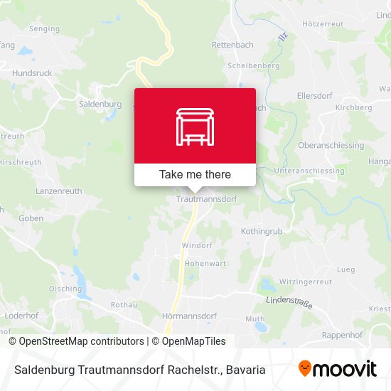 Saldenburg Trautmannsdorf Rachelstr. map