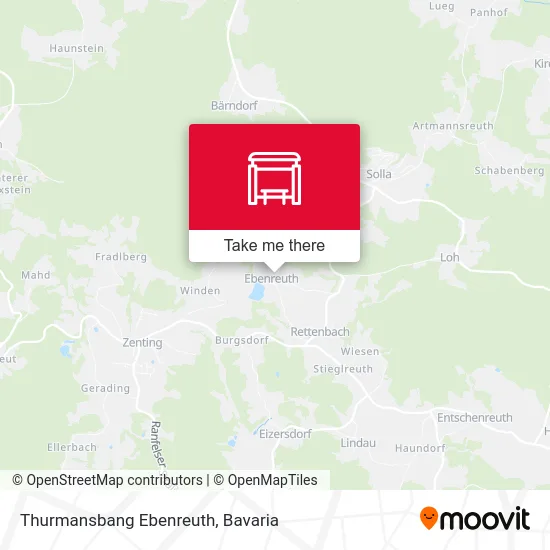 Карта Thurmansbang Ebenreuth