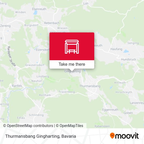 Thurmansbang Gingharting map