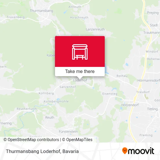 Карта Thurmansbang Loderhof