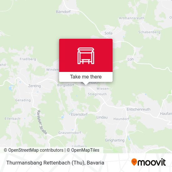 Thurmansbang Rettenbach map