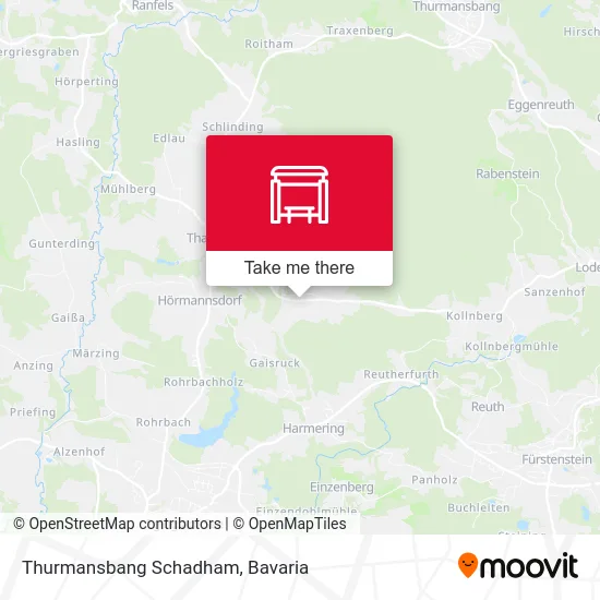 Карта Thurmansbang Schadham
