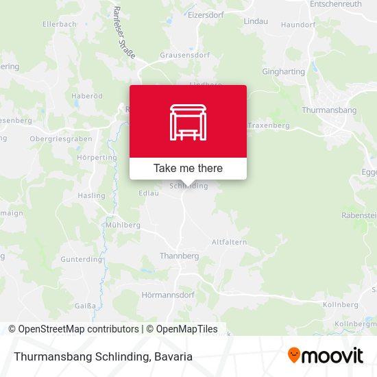 Thurmansbang Schlinding map