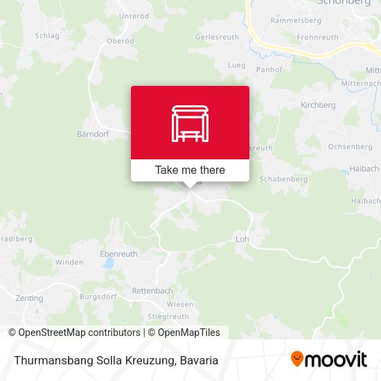 Thurmansbang Solla Kreuzung map