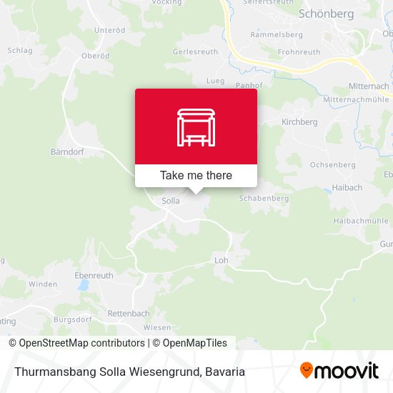 Thurmansbang Solla Wiesengrund map