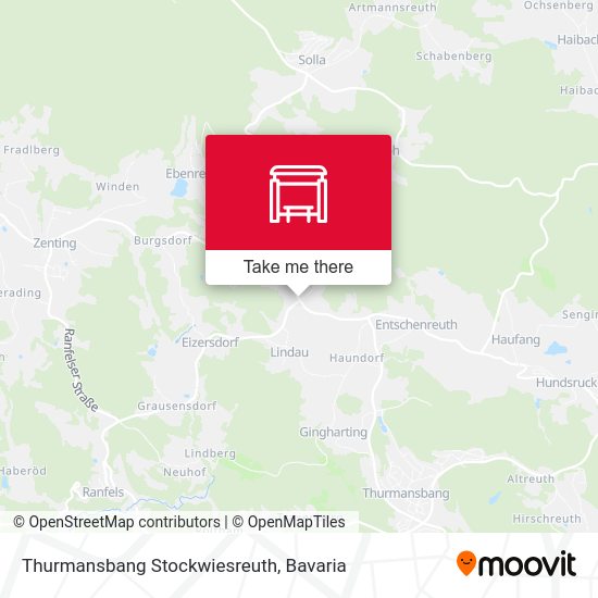 Thurmansbang Stockwiesreuth map