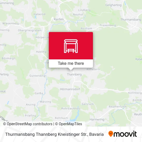 Карта Thurmansbang Thannberg Kneistinger Str.