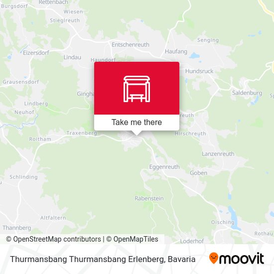 Thurmansbang Thurmansbang Erlenberg map