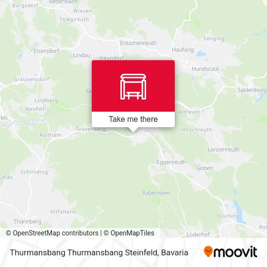 Карта Thurmansbang Thurmansbang Steinfeld