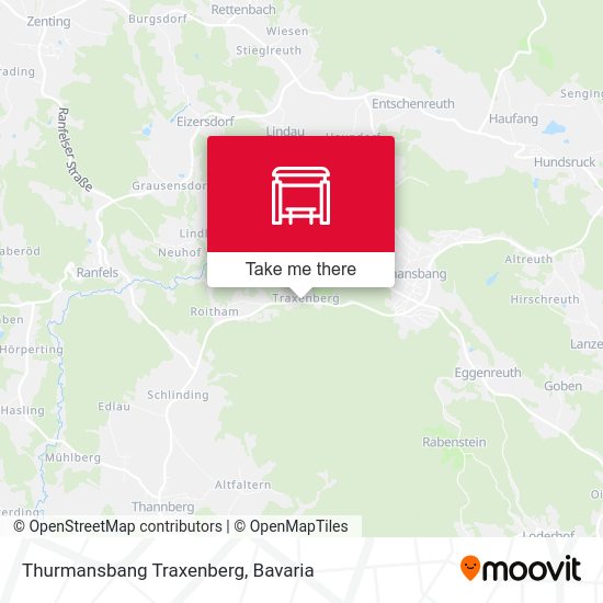 Thurmansbang Traxenberg map