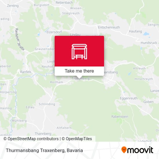 Thurmansbang Traxenberg map