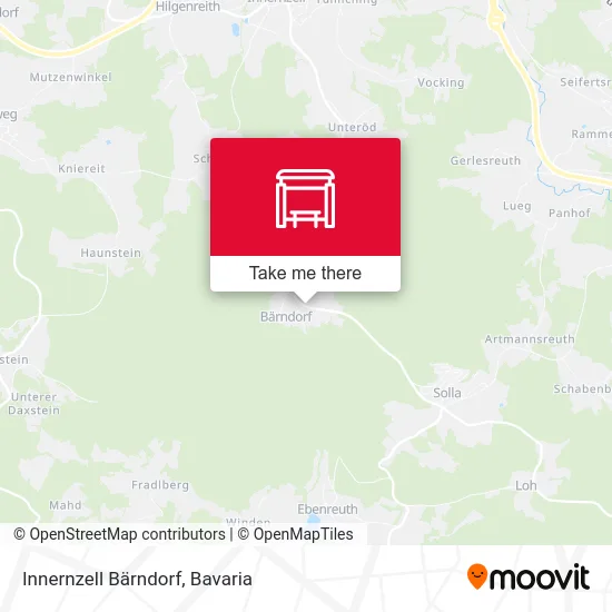 Карта Innernzell Bärndorf