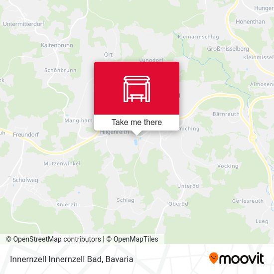 Innernzell Innernzell Bad map