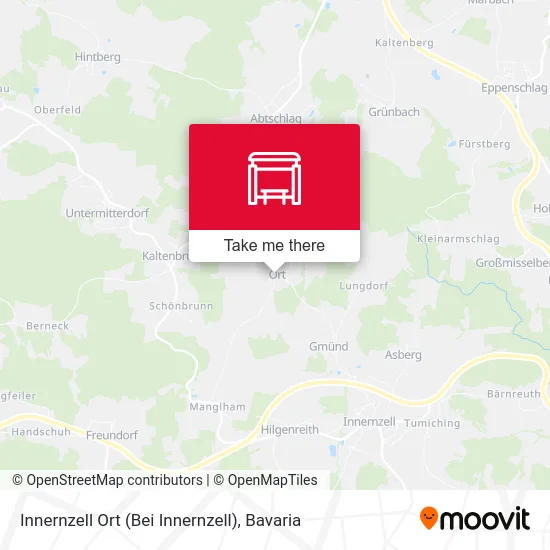 Карта Innernzell Ort (Bei Innernzell)