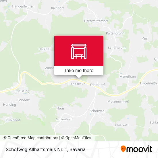 Карта Schöfweg Allhartsmais Nr. 1