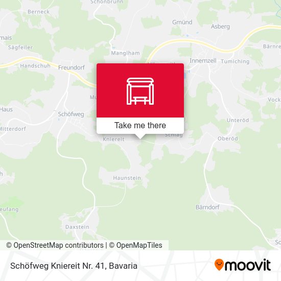 Schöfweg Kniereit Nr. 41 map