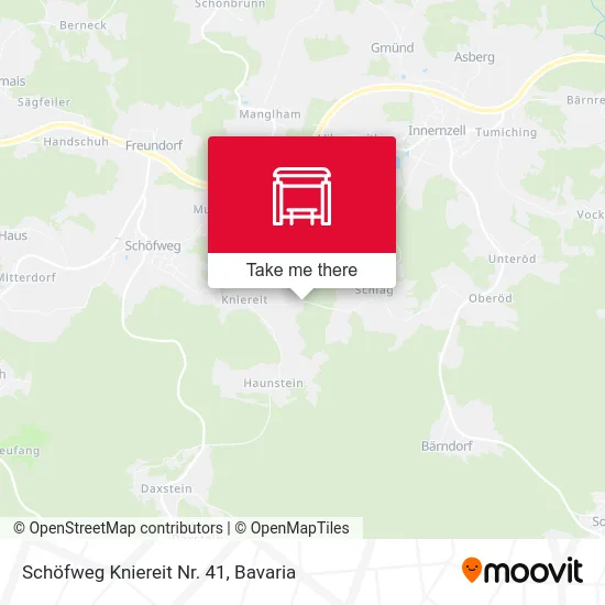Карта Schöfweg Kniereit Nr. 41