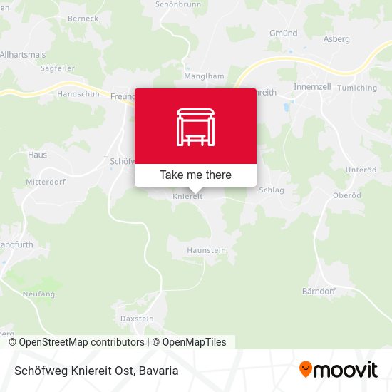 Schöfweg Kniereit Ost map