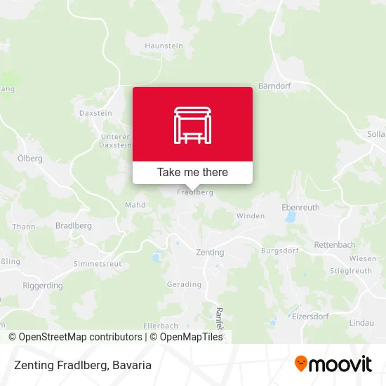 Карта Zenting Fradlberg