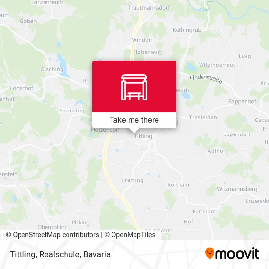 Карта Tittling, Realschule